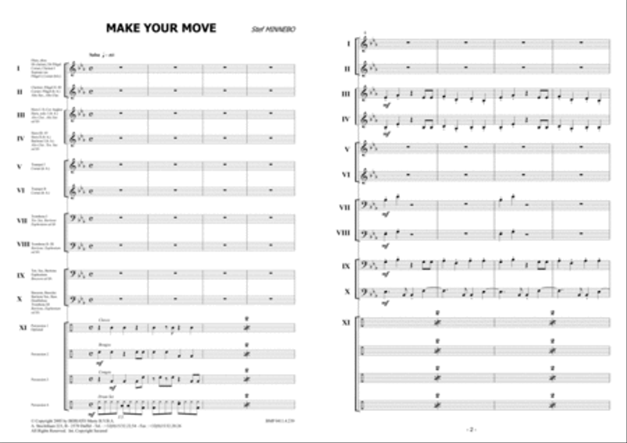 Make your move Concert Band scores gallery preview page 2