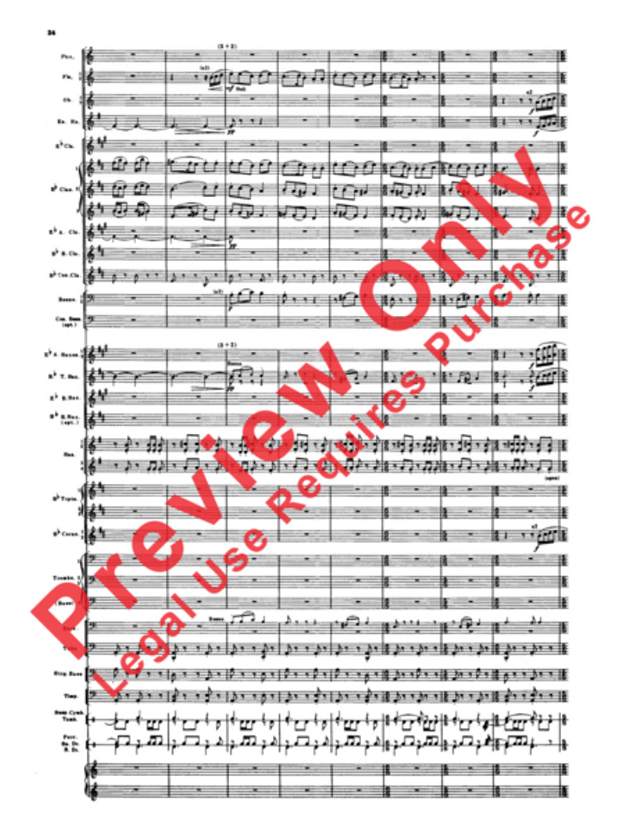 Armenian Dances, Part 1 Armenian Dances, Part 1 Concert Band scores gallery preview page 25