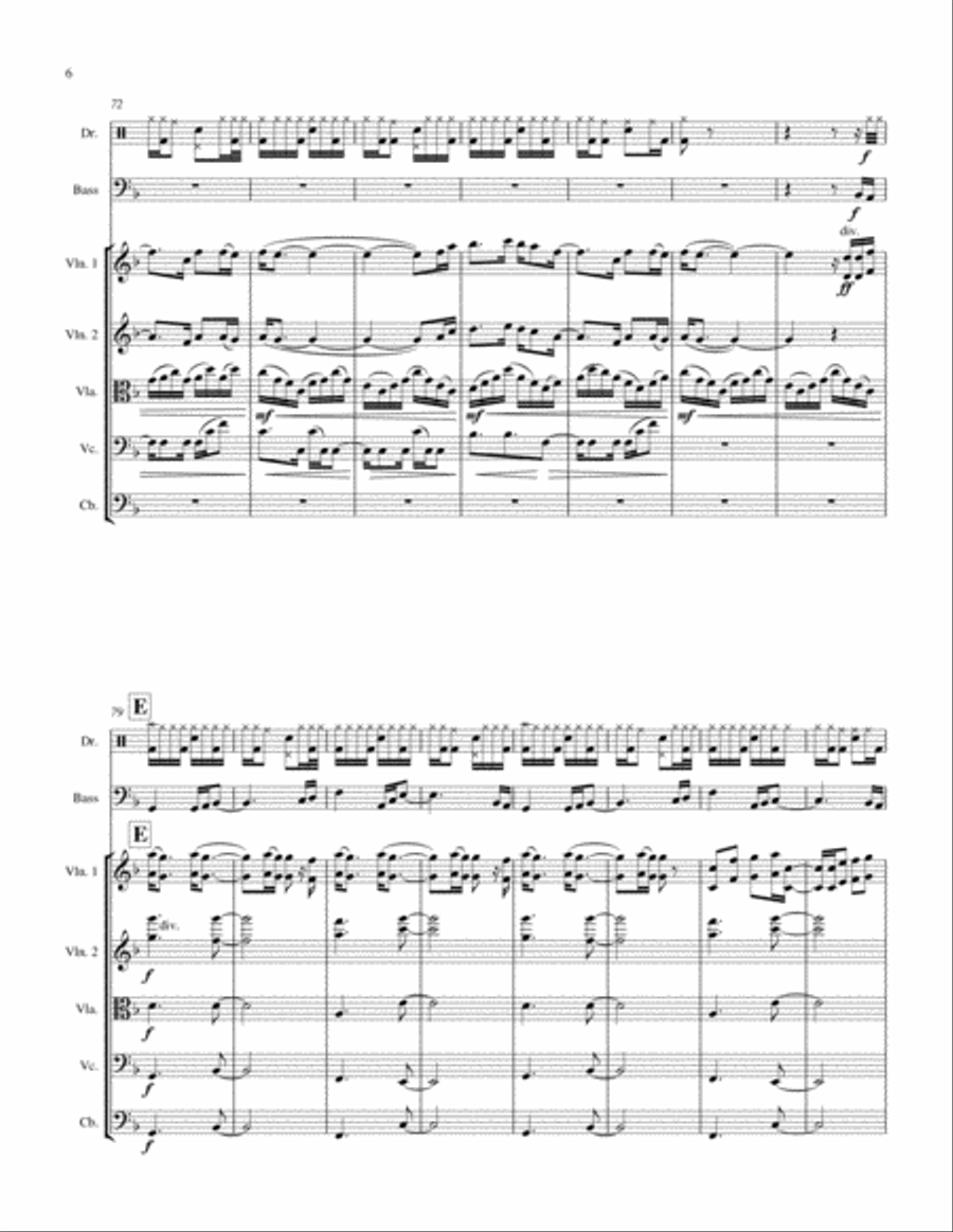 Paradise Paradise String Orchestra scores gallery preview page 6