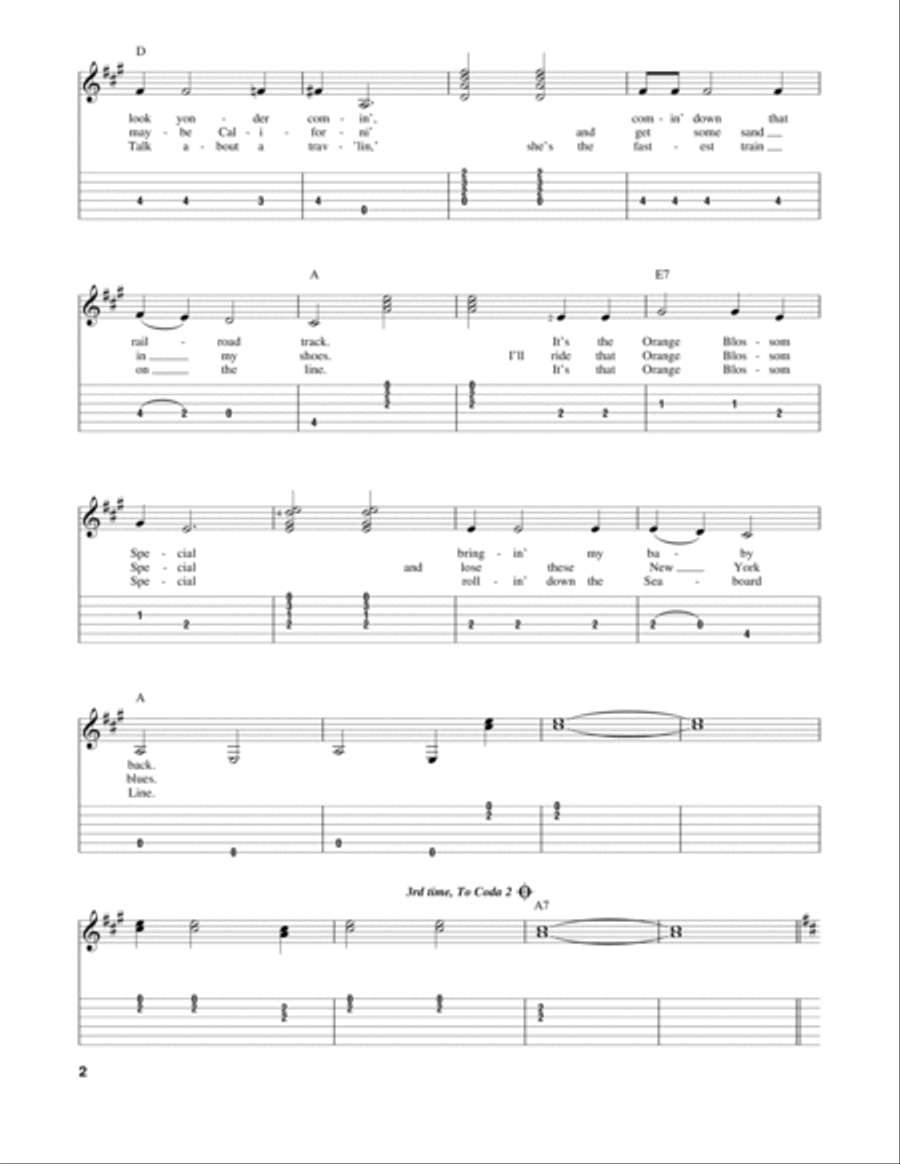 Orange Blossom Special Orange Blossom Special Acoustic Guitar scores gallery preview page 2