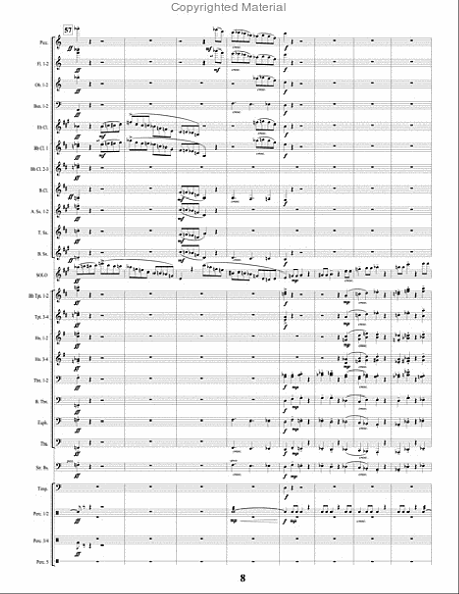 Sapphire Concert Band scores gallery preview page 9