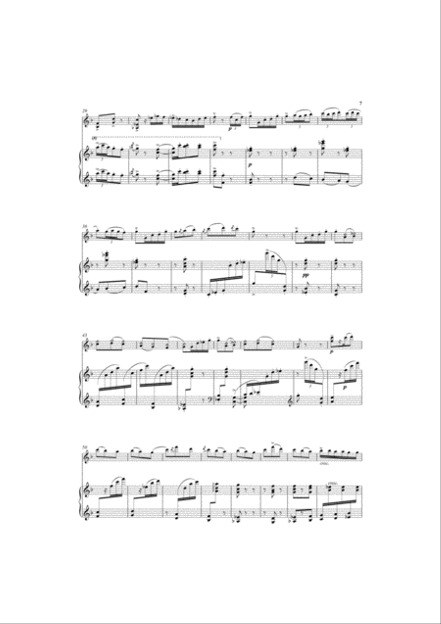 Two Pieces for Violin and Piano Violin Solo scores gallery preview page 4