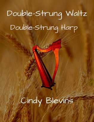 Book cover for Double-Strung Waltz, original solo for double-strung harp