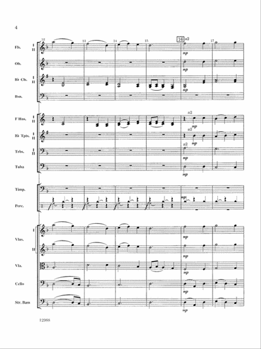 A Bach Christmas: Score Full Orchestra scores gallery preview page 4