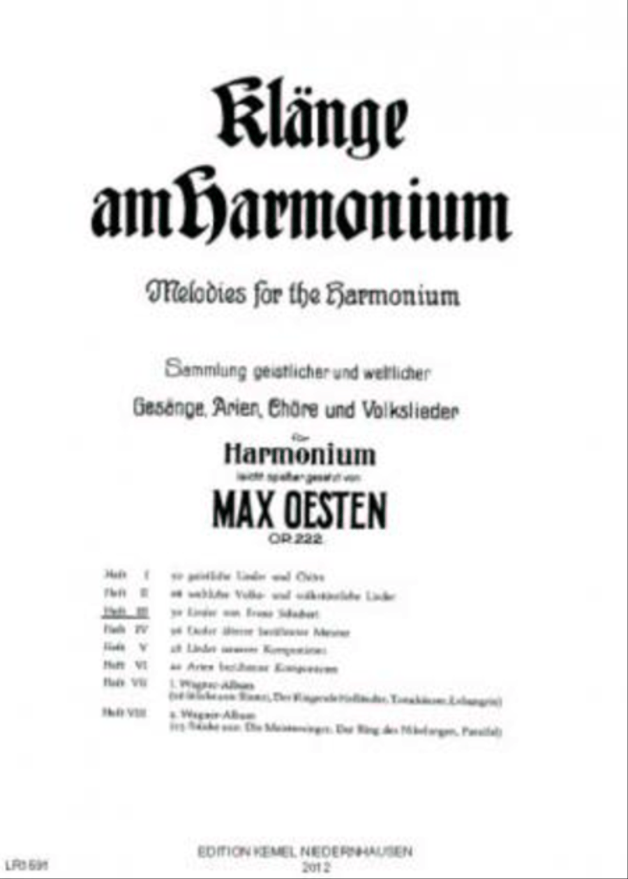 Klänge am Harmonium Harmonium scores gallery preview page 1