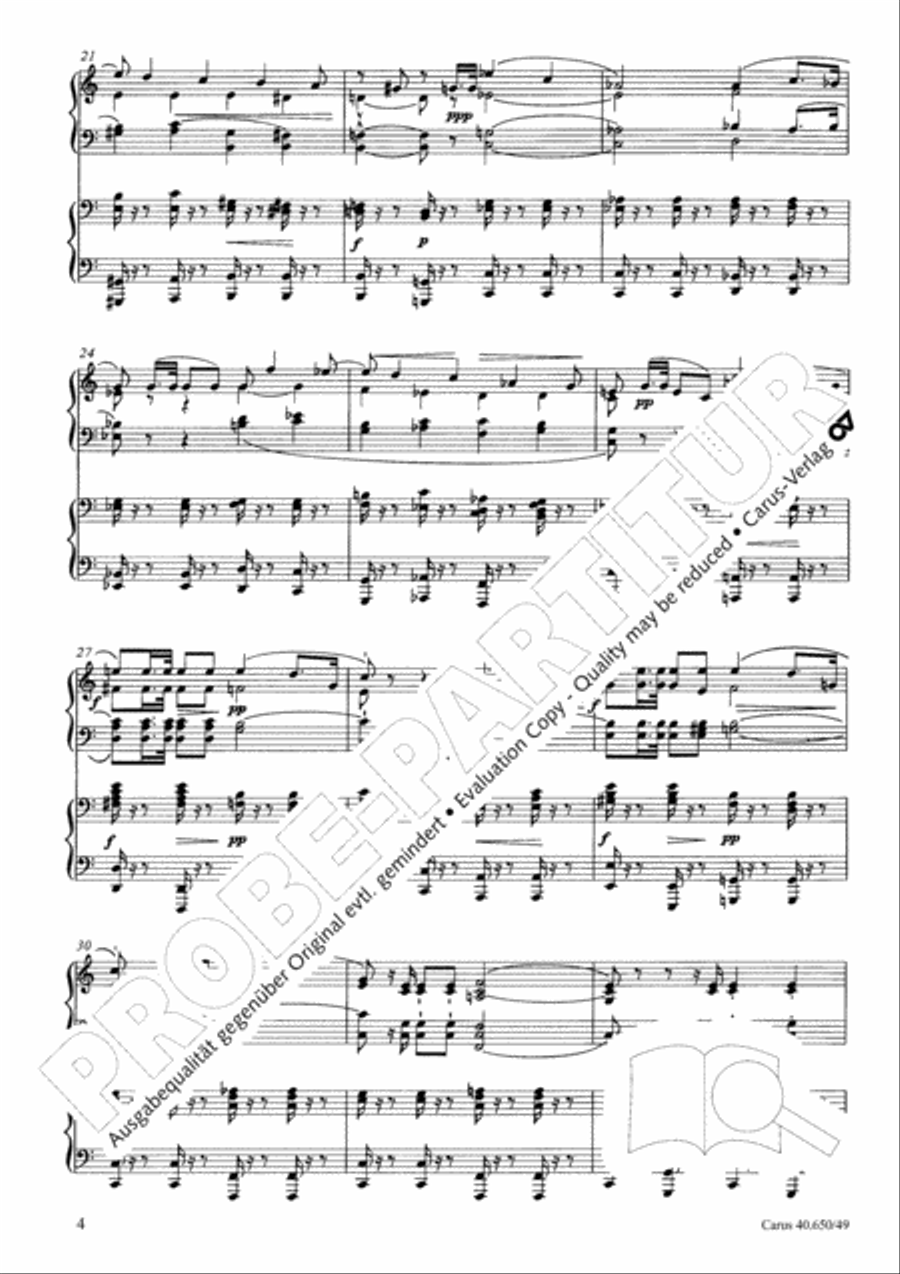 Petite Messe solennelle 4-Part scores gallery preview page 5