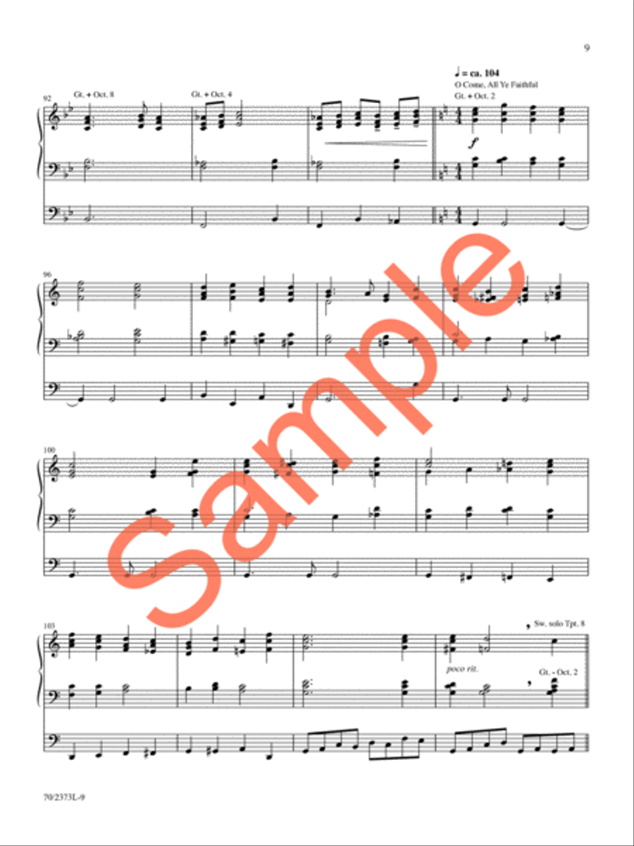 The Heart and Soul of Christmas, Vol. 2 Organ Solo scores gallery preview page 9