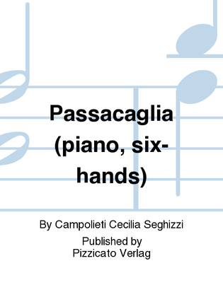 Book cover for Passacaglia (piano, six-hands)