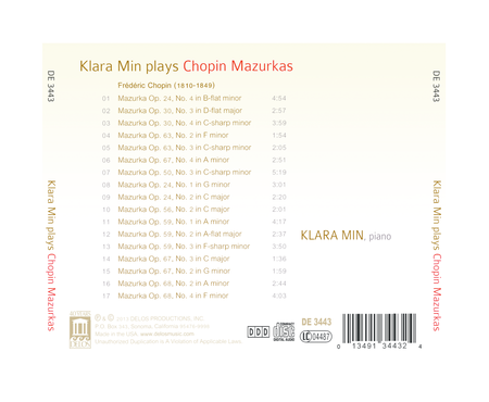 Klara Min Plays Chopin Mazurka