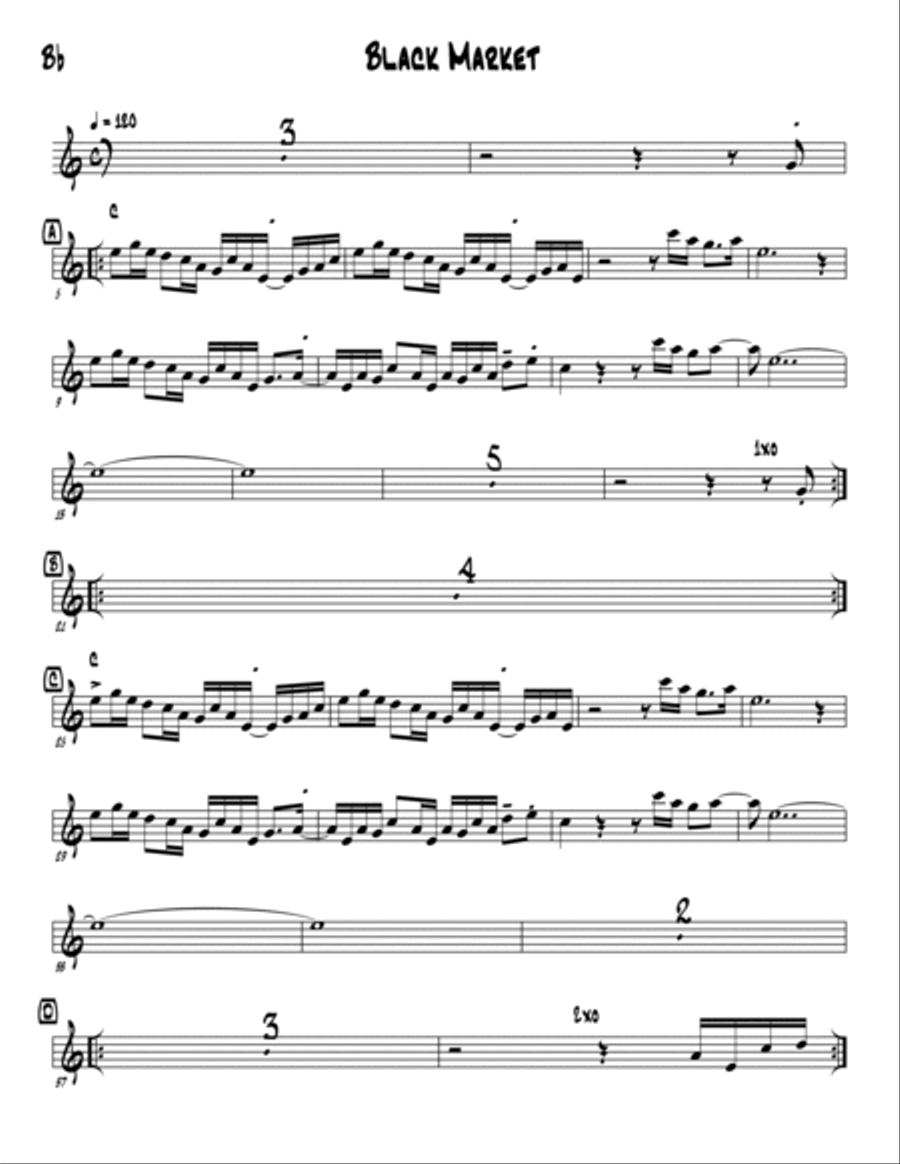 Black Market Jazz Ensemble scores gallery preview page 3