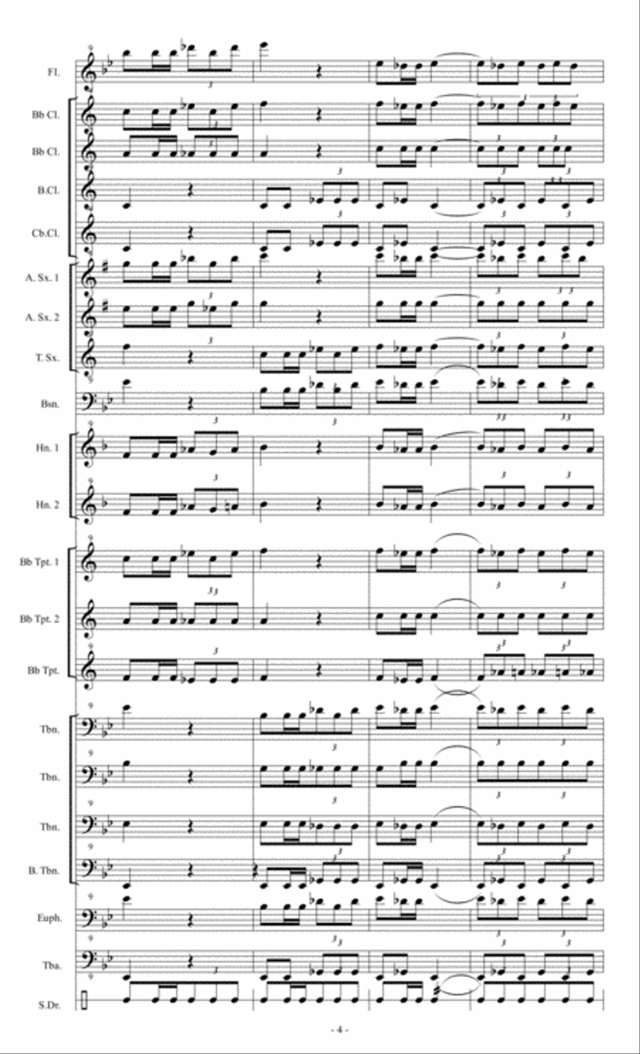Massing of the Colors Marching Band scores gallery preview page 4