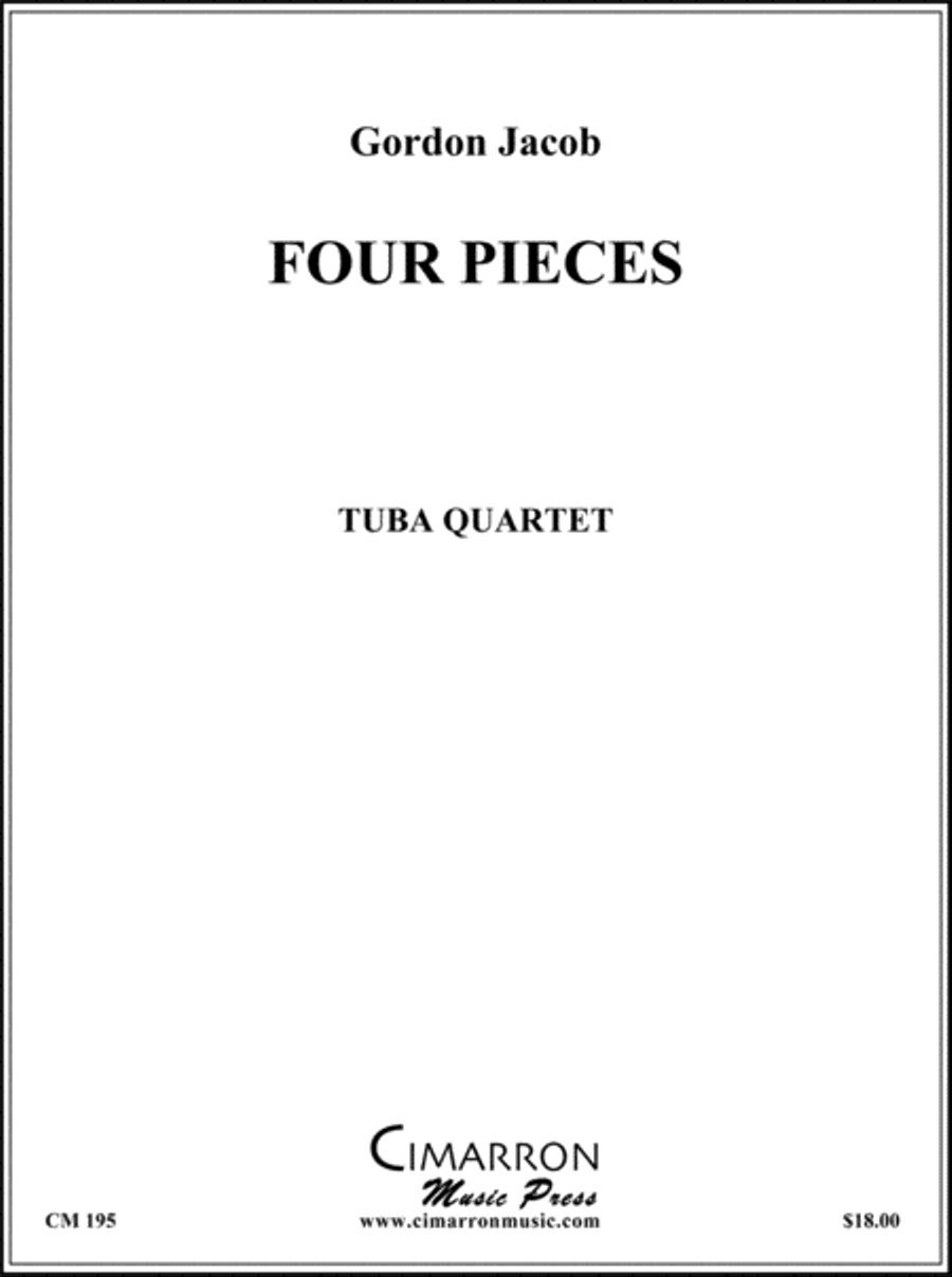 Four Pieces for Tuba Quartet EETT scores gallery preview page 1