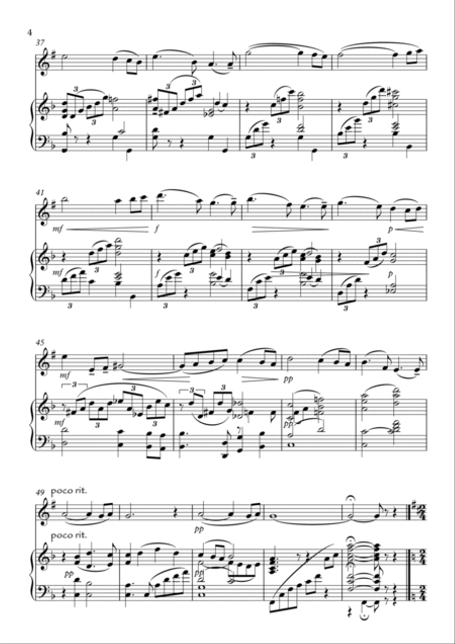 Four Short Pieces Four Short Pieces Tenor Saxophone scores gallery preview page 4