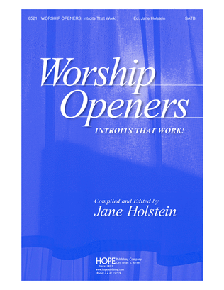 Book cover for Worship Openers: Introits that Work!, Vol. 1