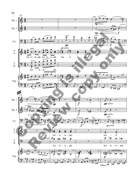 A Symphony of Hallelujahs (Choral Score)