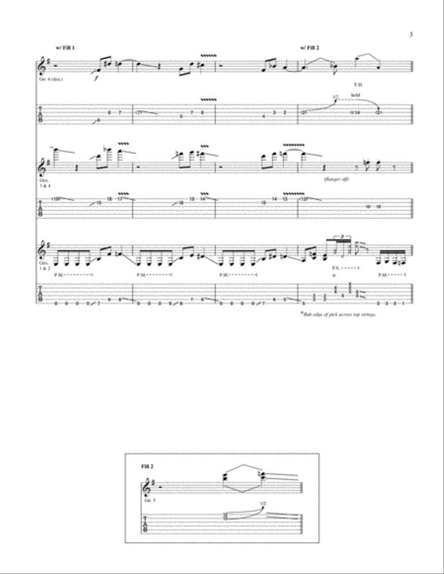 Neurosis Psychosis Electric Guitar scores gallery preview page 3