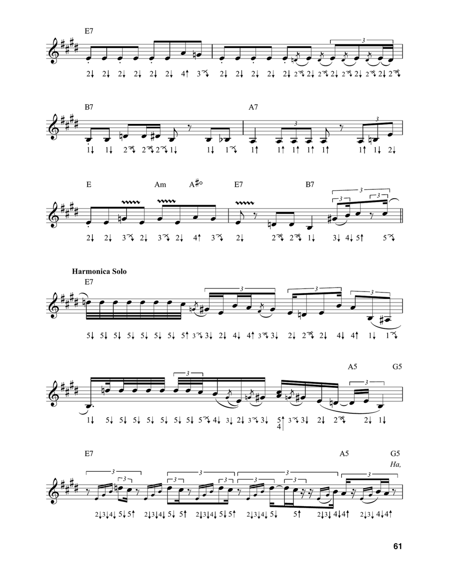 You Shook Me Harmonica scores gallery preview page 4