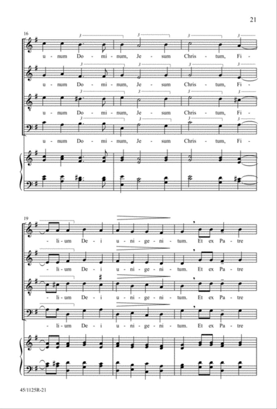 Missa super Dixit Maria Missa super Dixit Maria 4-Part scores gallery preview page 23