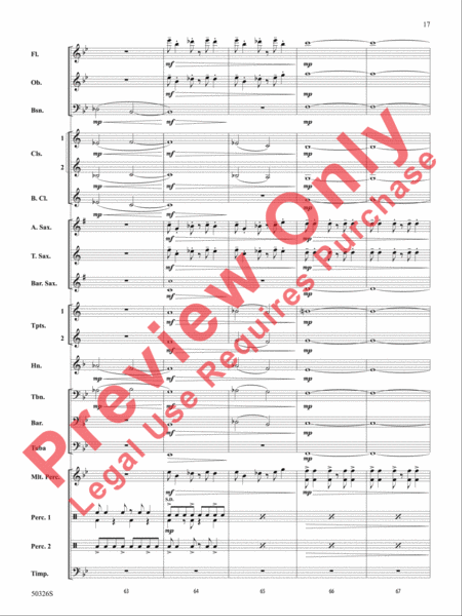 Intenso Concert Band scores gallery preview page 18