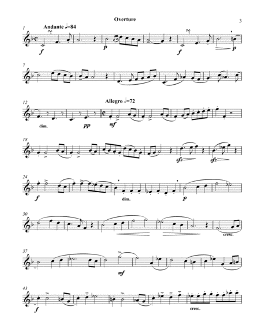 Stylistic Etudes for Trumpet or Horn Horn scores gallery preview page 3
