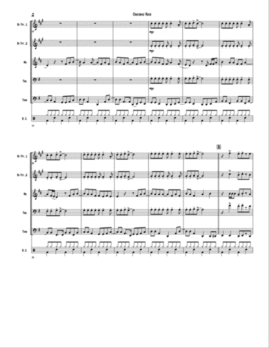 Crocodile Rock Brass Ensemble scores gallery preview page 2