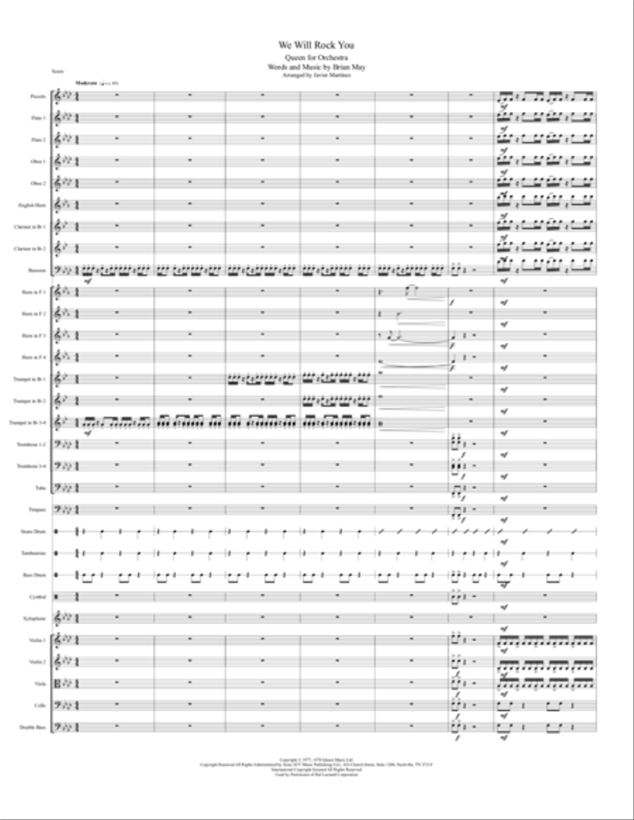 We Will Rock You A Cappella scores gallery preview page 2