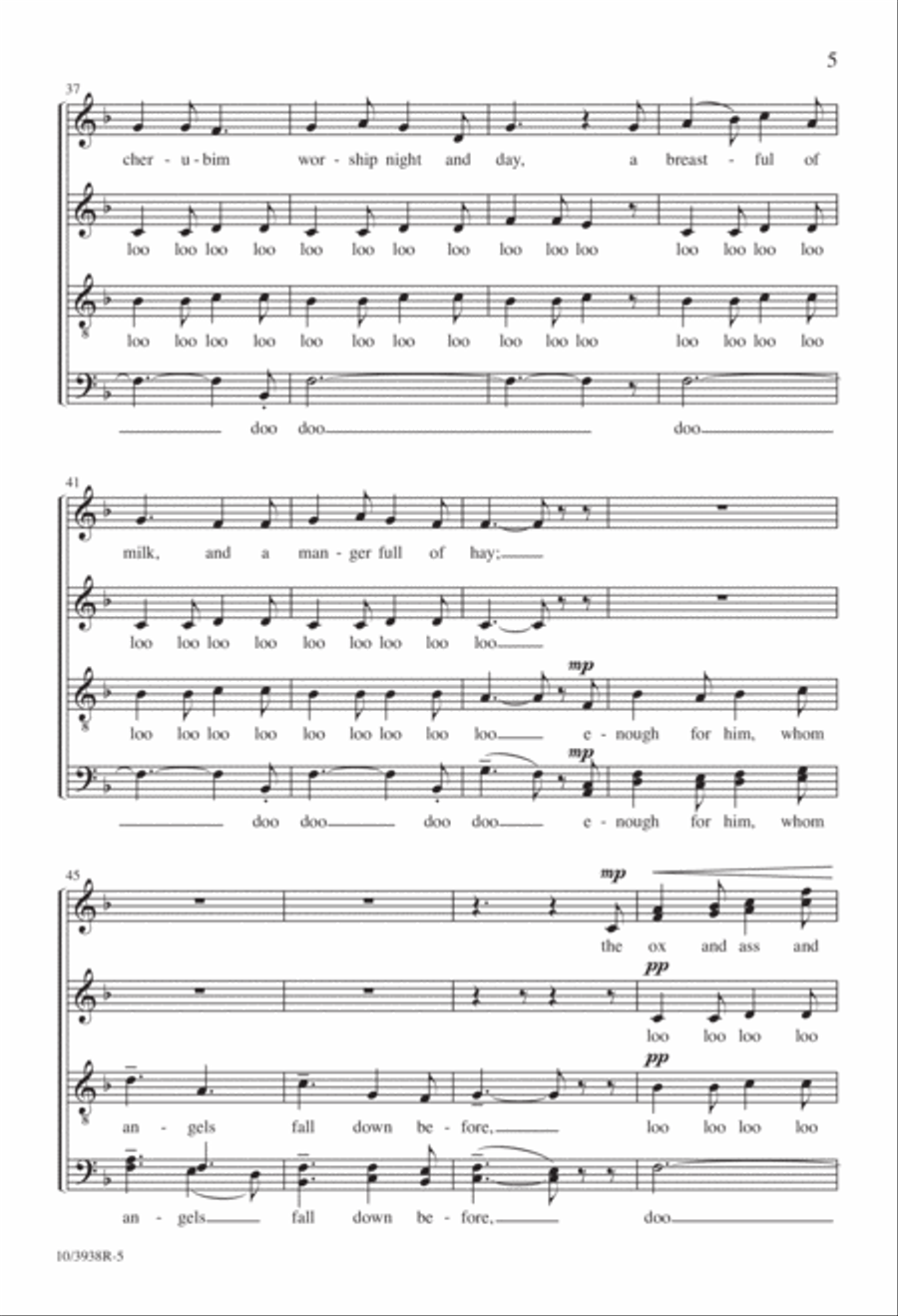 In the Bleak Midwinter Divisi scores gallery preview page 5