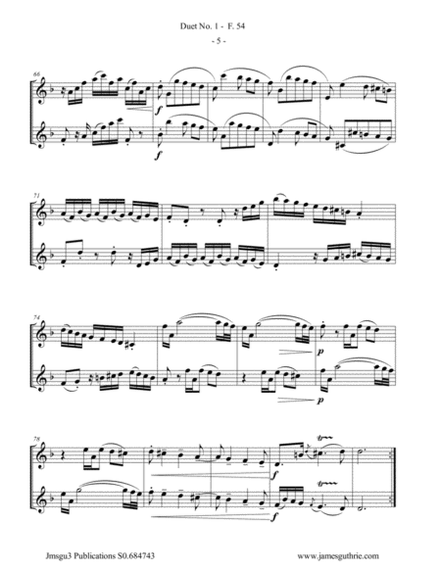WF Bach: Duet No. 1 for English Horn Duo image number null