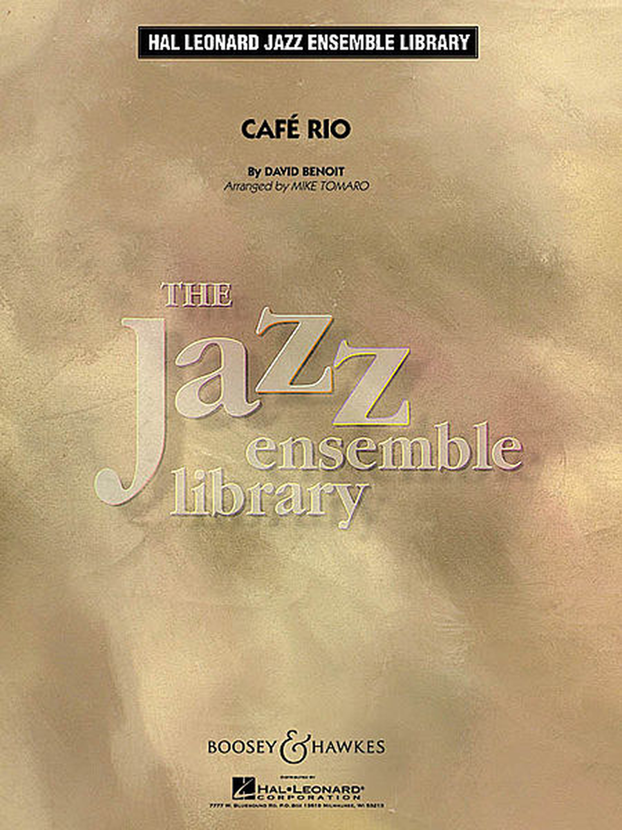 Cafe Rio (jazz Ensemble Grade 4) Full Score
