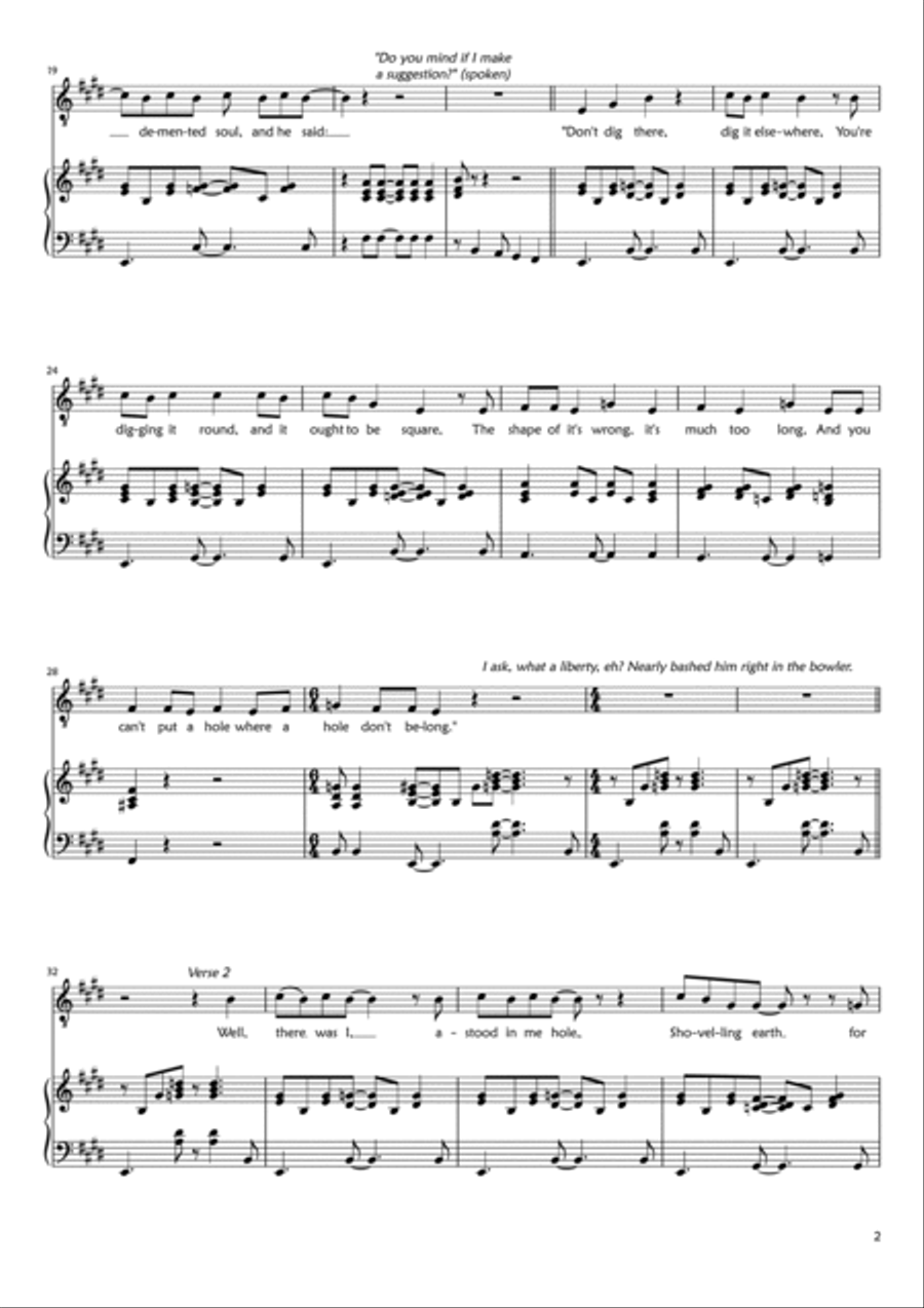 Hole In The Ground Hole In The Ground Voice scores gallery preview page 2