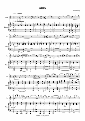 Murray - Aria - Violin & Piano