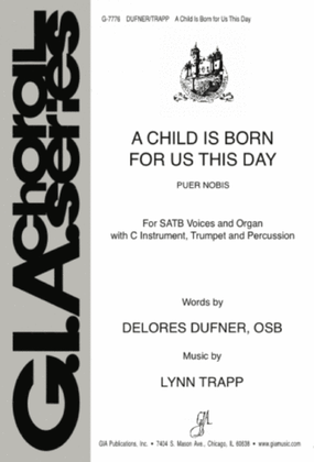 Book cover for A Child Is Born for Us This Day - Instrument edition
