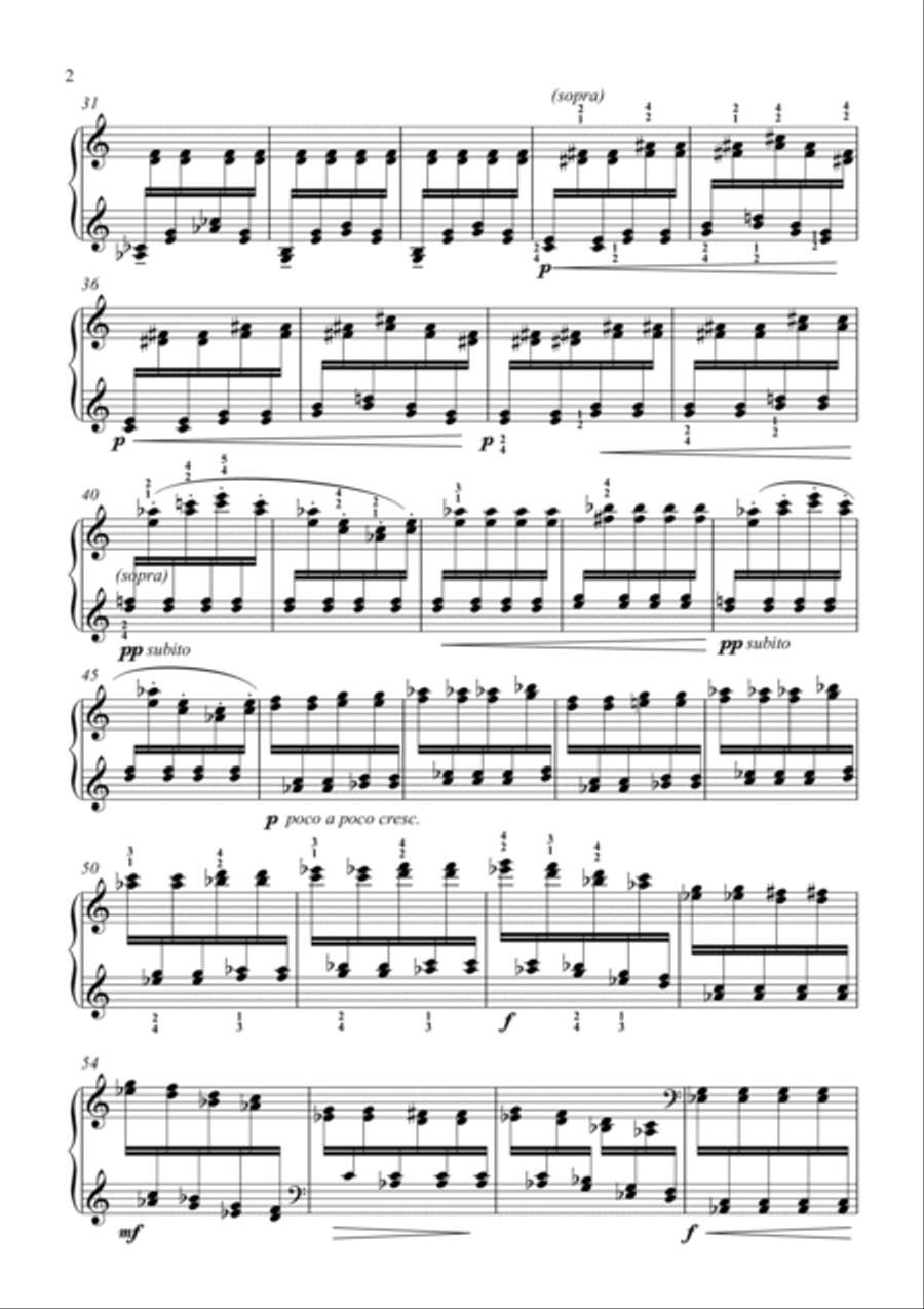 Debussy-Les tierces alternees for piano solo Piano Solo scores gallery preview page 3