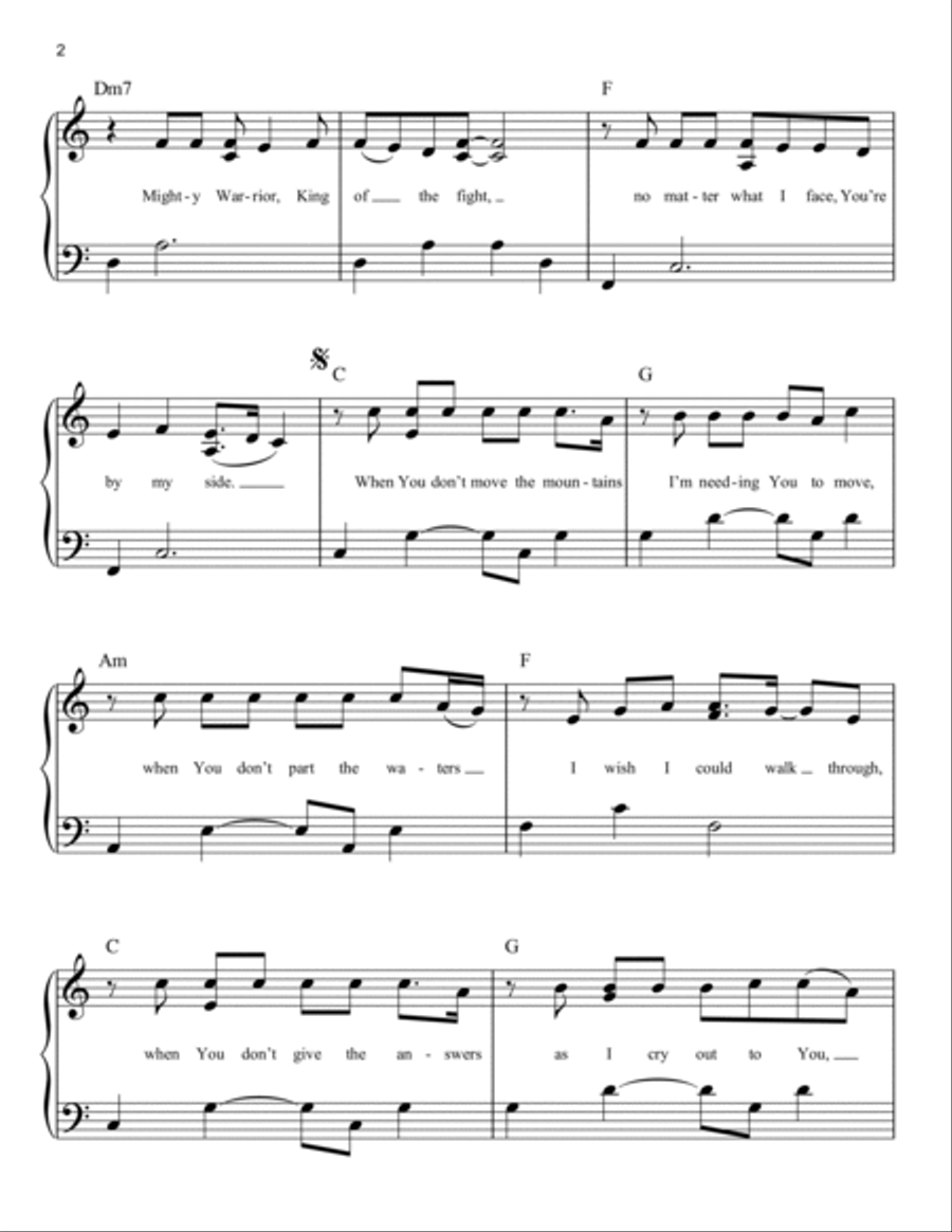 Trust In You Easy Piano scores gallery preview page 2