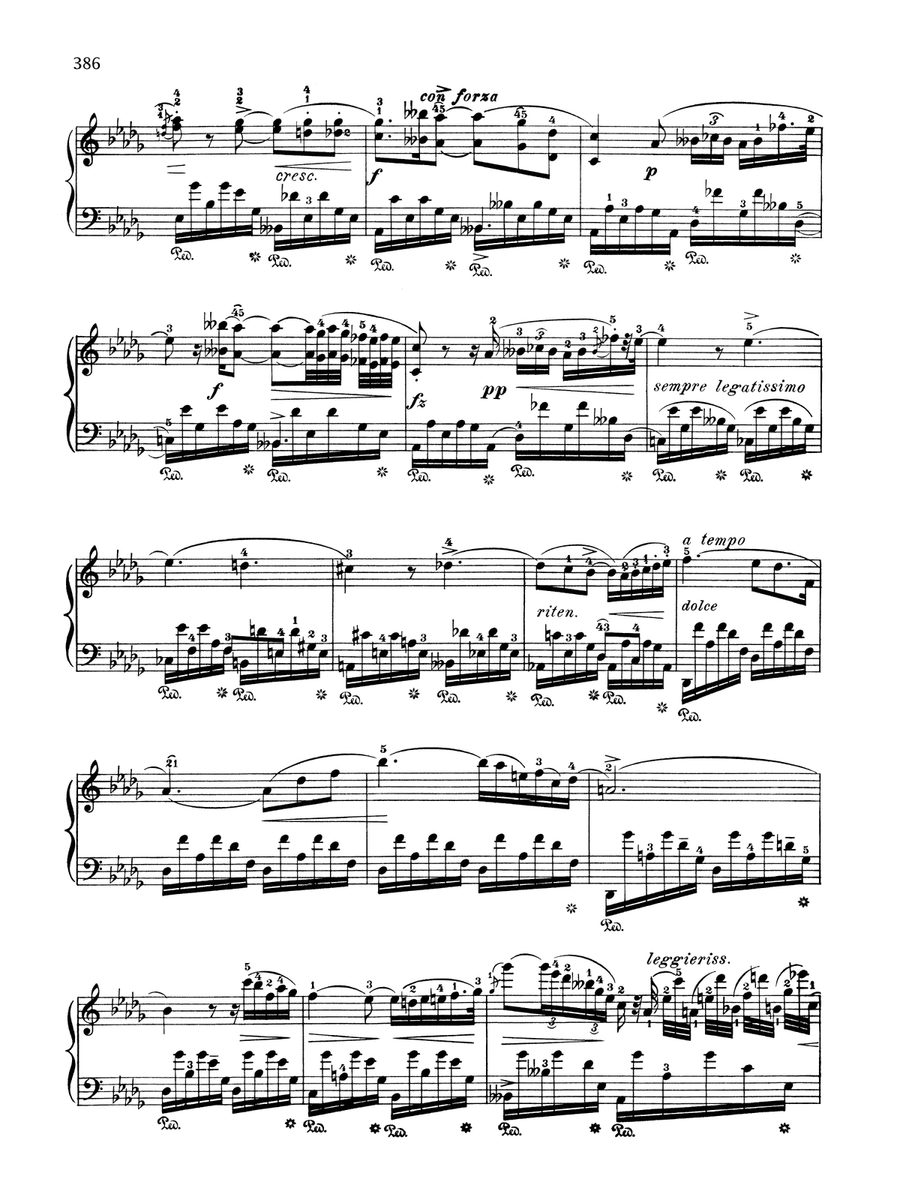 Nocturne in D-flat Major, Op. 27, No. 2 Piano Solo scores gallery preview page 2