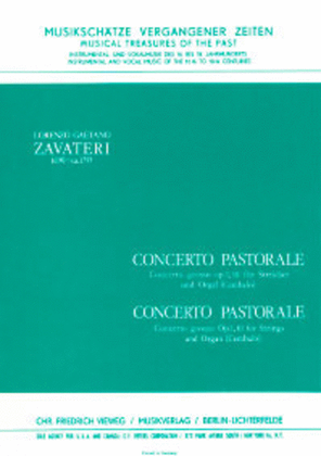 Book cover for Concerto pastorale - Concerto grosso