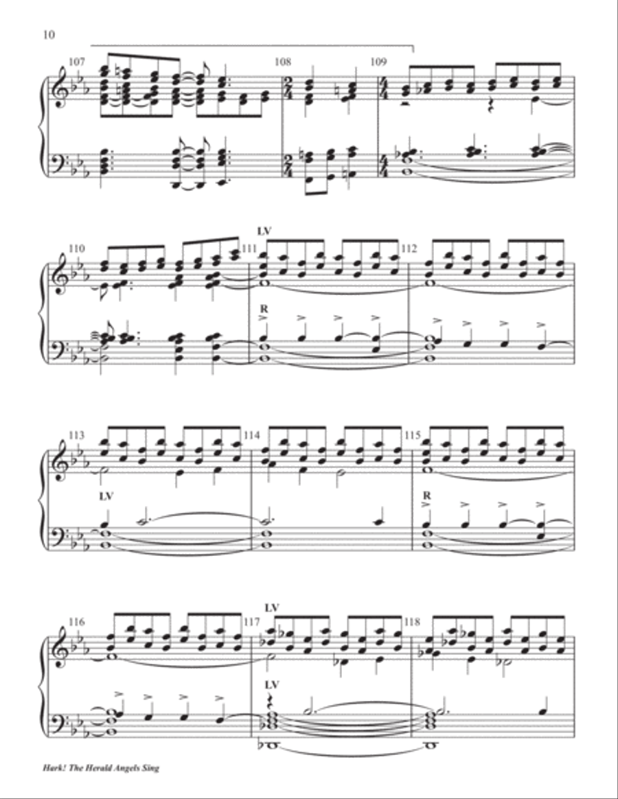 Hark! the Herald Angels Sing 5-Octaves scores gallery preview page 11