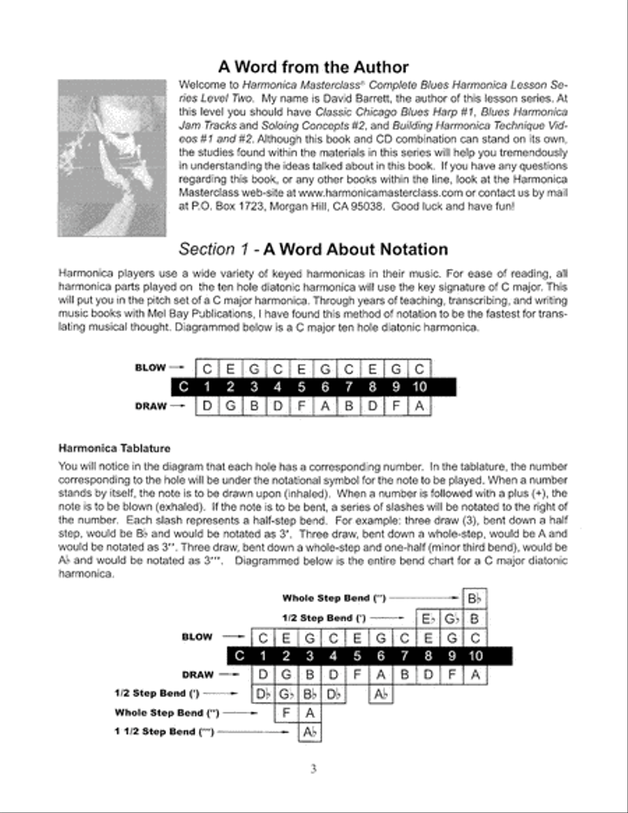 Scales, Patterns & Bending Exercises #1 Harmonica scores gallery preview page 4