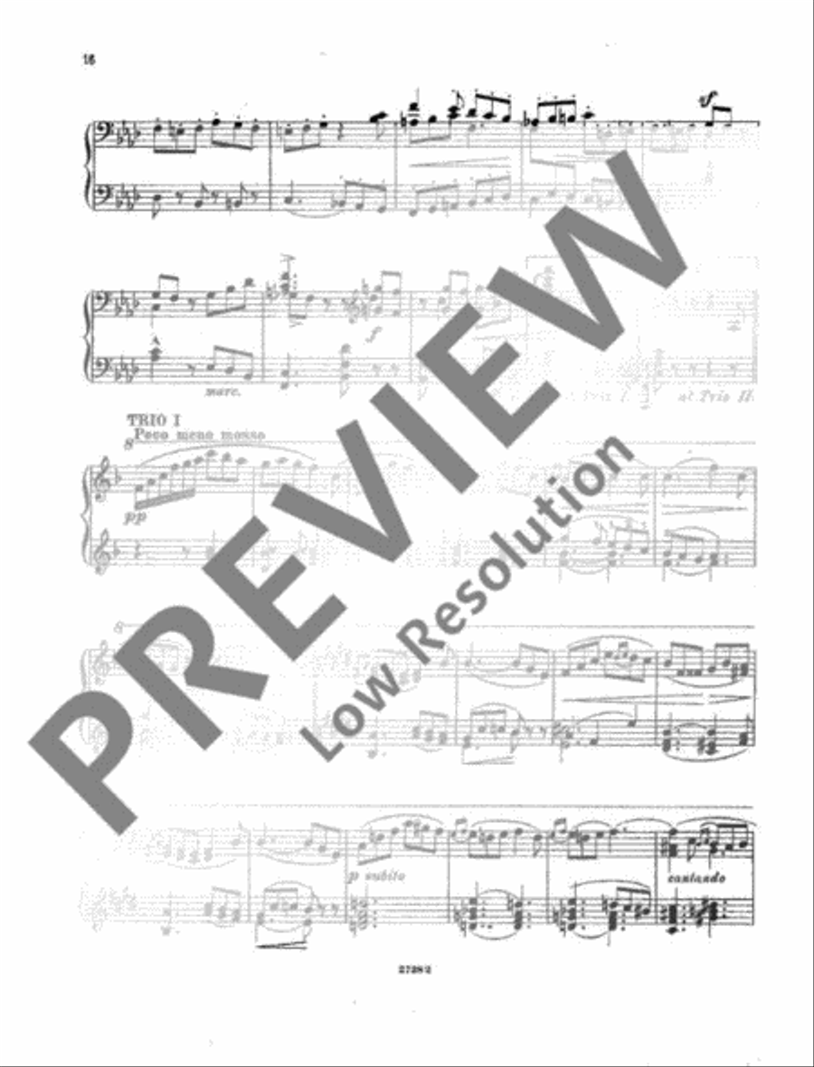 Sonata No. 1 D Major Piano Solo scores gallery preview page 19
