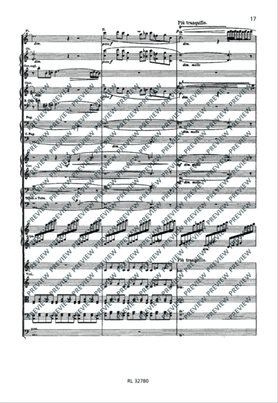 Pohjola's Daughter Orchestra scores gallery preview page 18