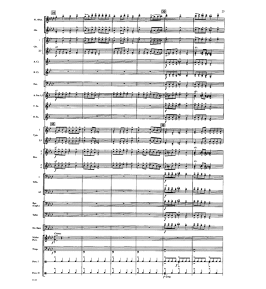 Where the River Flows Where the River Flows Concert Band scores gallery preview page 24