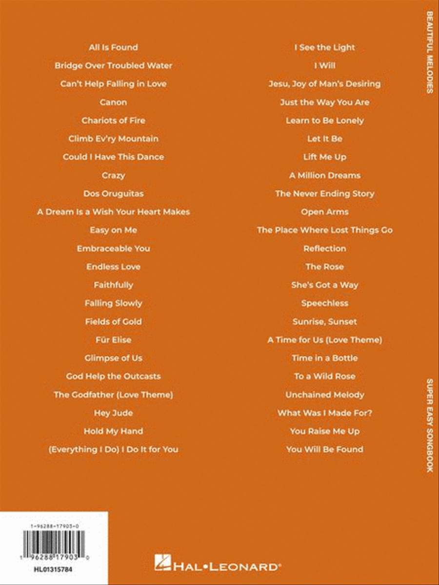 Beautiful Melodies Beautiful Melodies Easy Piano scores gallery preview page 8