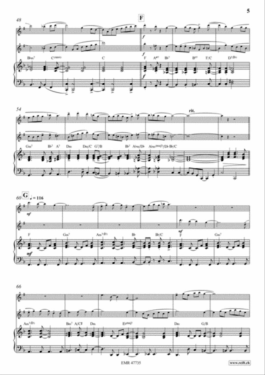 Jazzy Concerto Jazzy Concerto Tenor Saxophone scores gallery preview page 5