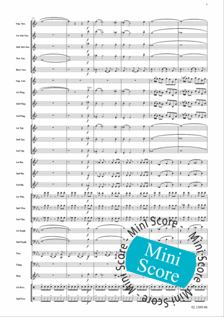 Moby Dick Fanfare Band scores gallery preview page 13