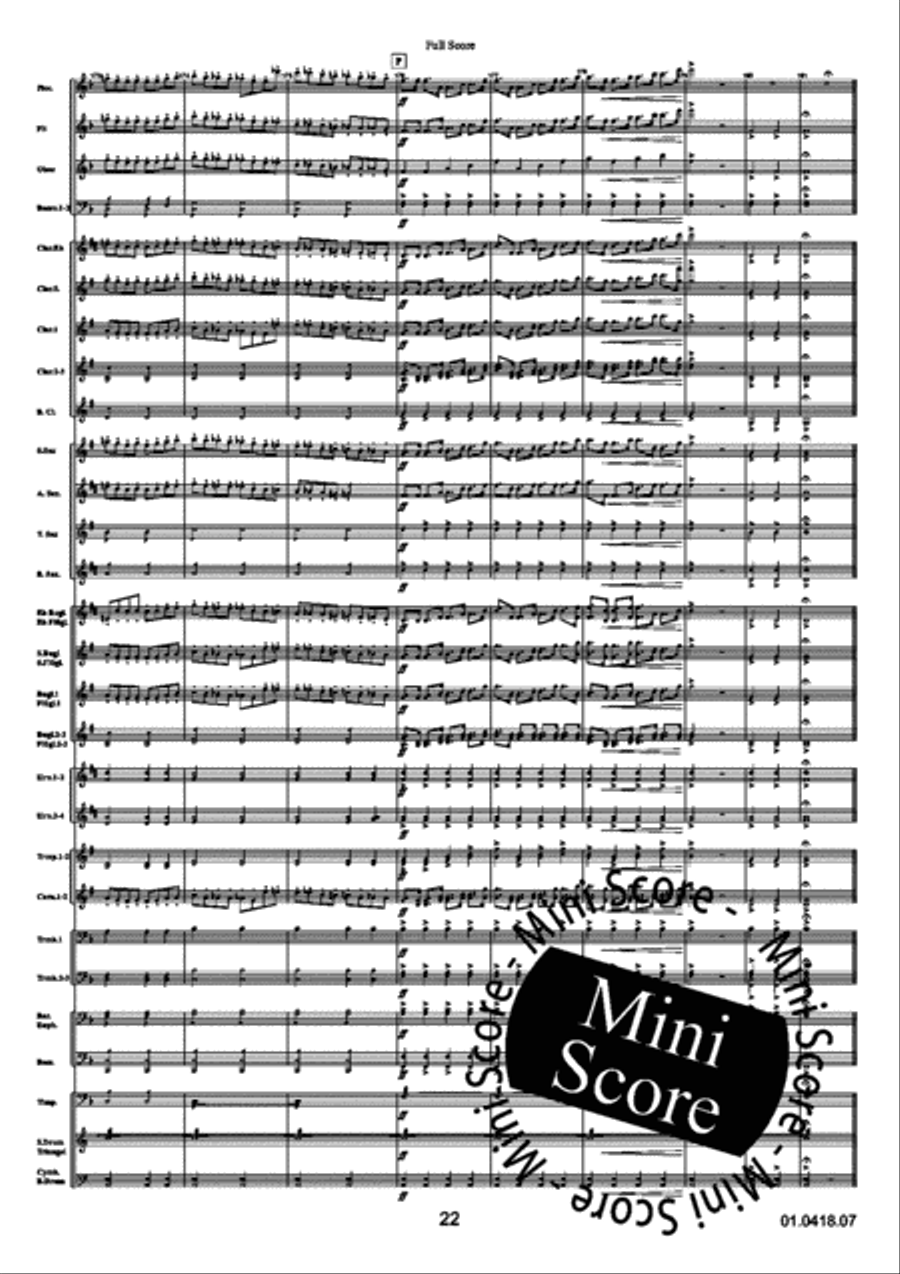 Norma Ouverture Concert Band scores gallery preview page 28