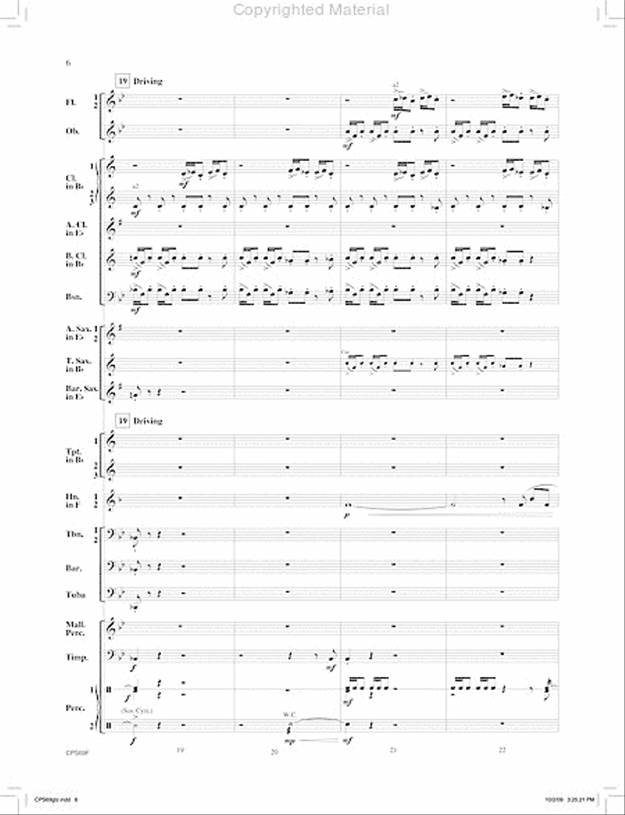 Orion's Sword Orion's Sword Concert Band scores gallery preview page 7