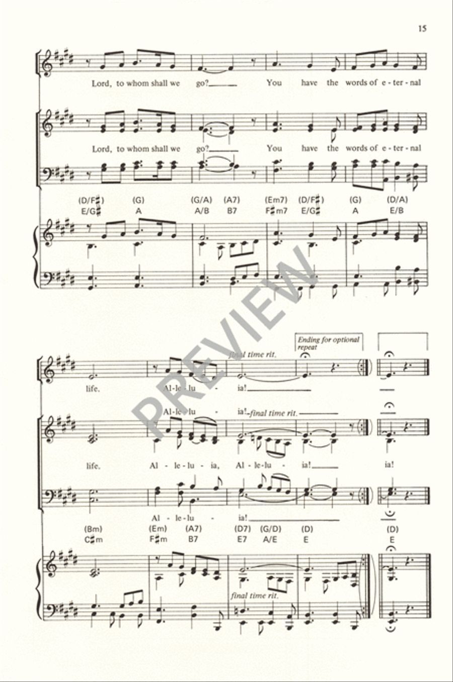 Now the Feast and Celebration 4-Part scores gallery preview page 17