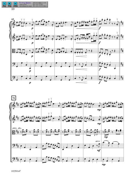 A Stephen Foster Medley - Score & Parts