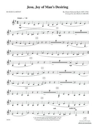 Jesu, Joy of Man's Desiring: B-flat Bass Clarinet