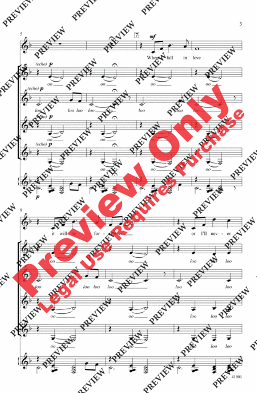 When I Fall in Love When I Fall in Love Women's Choir scores gallery preview page 3